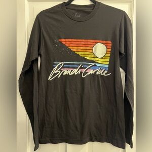 Brandi Carlile Black Graphic Long Sleeve Shirt